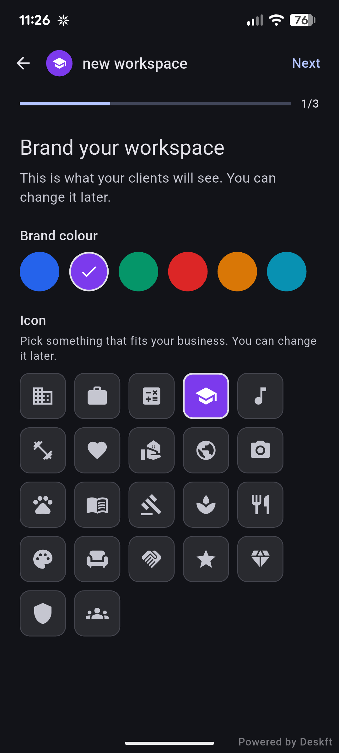 brand workspace